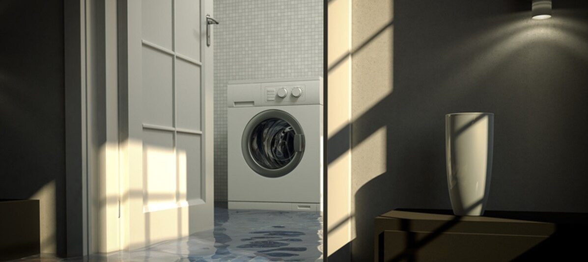 Flooded room with water covering the floor, highlighting the importance of preventing water damage